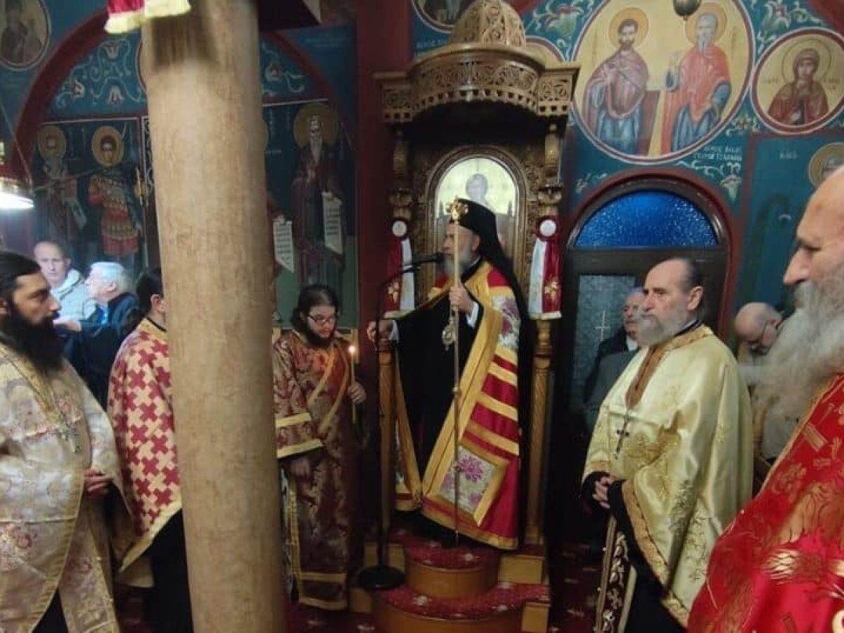 Εορταστικός Εσπερινός προς τιμήν του Αγίου Πρωτομάρτυρος Στεφάνου στην Καρδίτσα