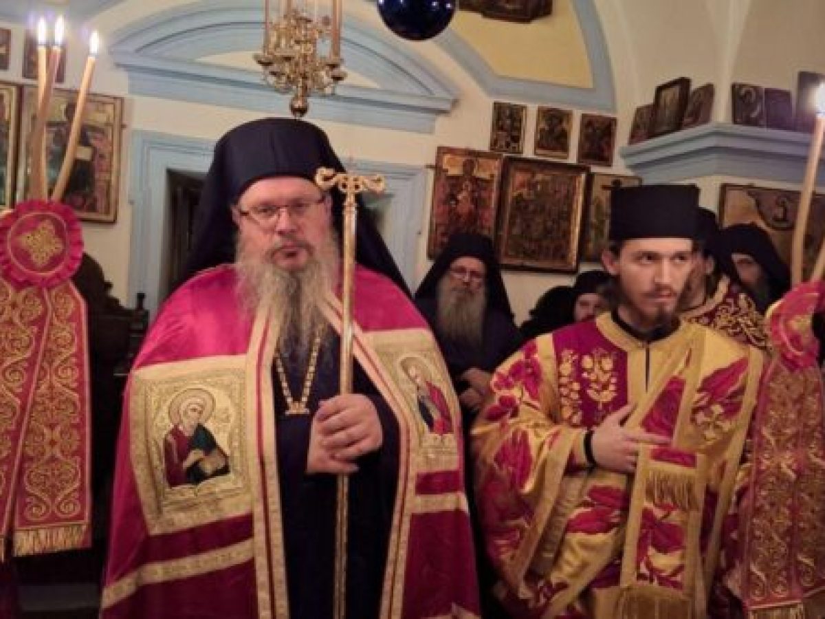 Ο Σεβασμιώτατος στην πανήγυρη του Ιβηριτικού Κελλίου της Αγίας Άννης στο Άγιον Όρος.