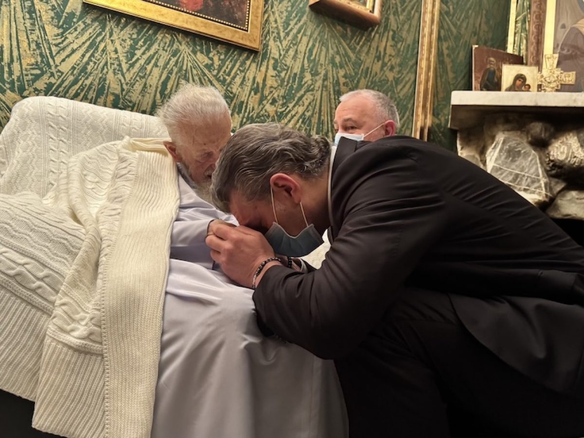 Ευχές του προέδρου της Γεωργίας στον Πατριάρχη κ. Ηλία για τα 93α γενέθλιά του