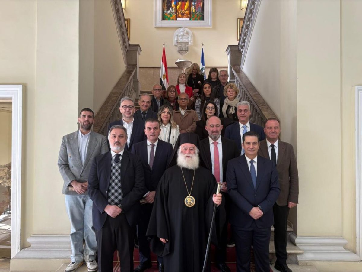 Επίσκεψη αντιπροσωπείας της ΚΕΔΕ στον Πατριάρχη Αλεξανδρείας