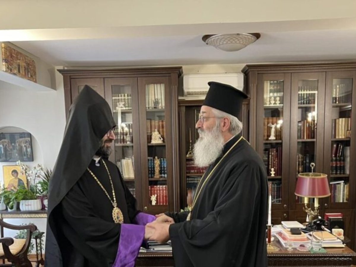 Επίσκεψη του Μητροπολίτη Ορθοδόξων Αρμενίων Ελλάδος στον Αλεξανδρουπόλεως Άνθιμο (φωτο)