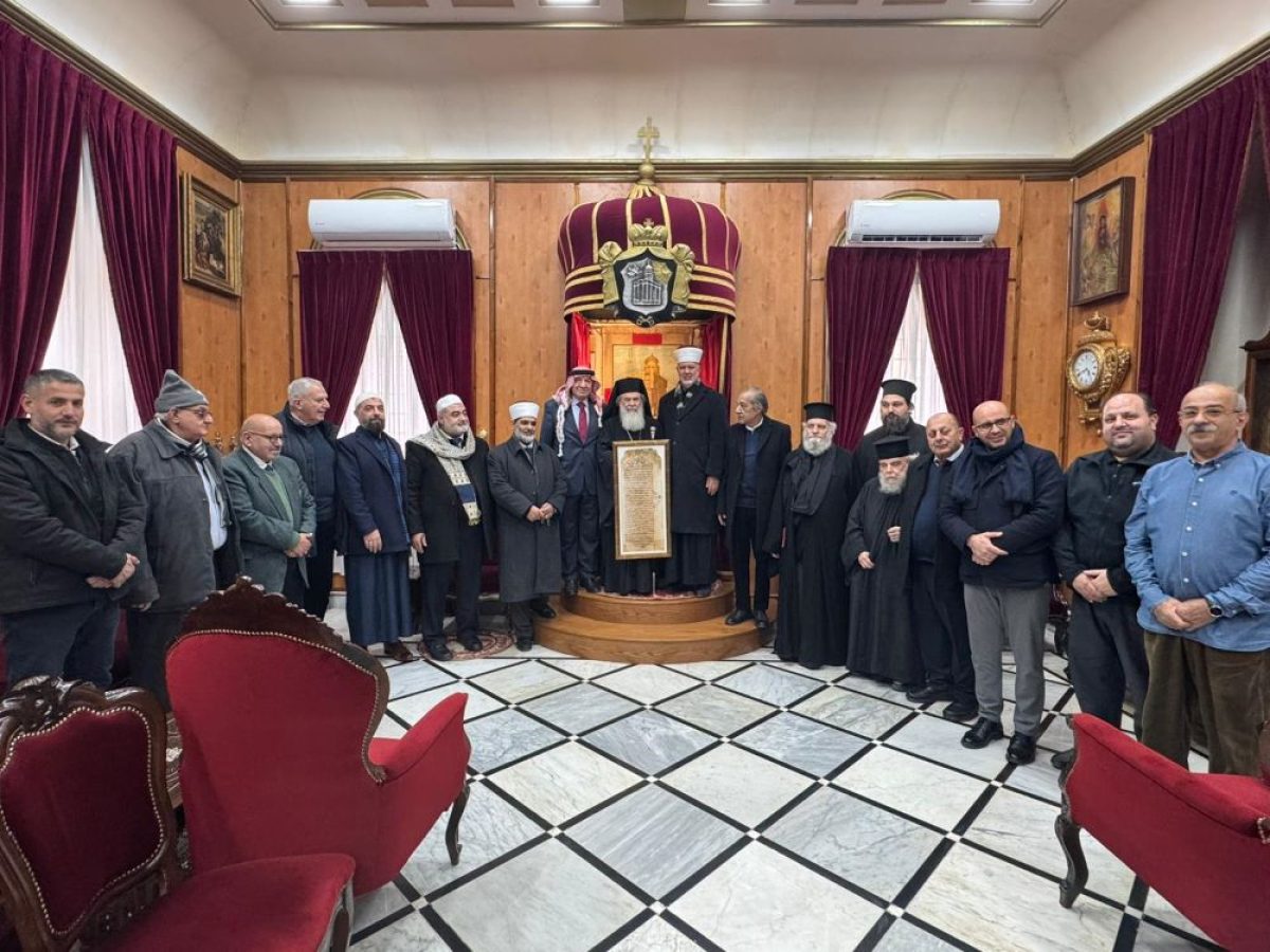 Επισκέψεις δέχτηκε ο Πατριάρχης Ιεροσολύμων