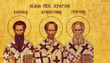 Η Ιερά Σύνοδος για την εορτή των Τριών Ιεραρχών