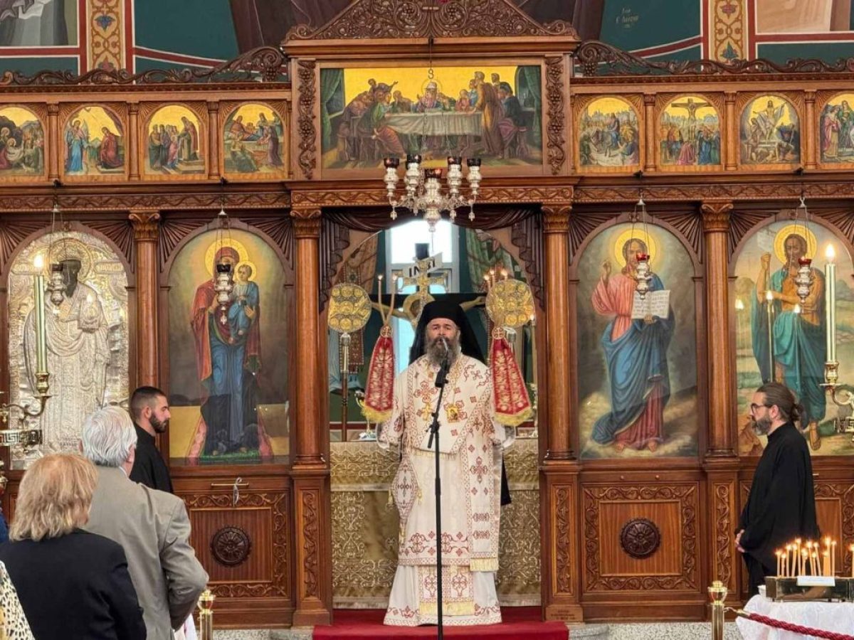 Ο Μητροπολίτης Φλωρίνης στην Ενορία του Αγίου Σπυρίδωνος Σίδνεϋ