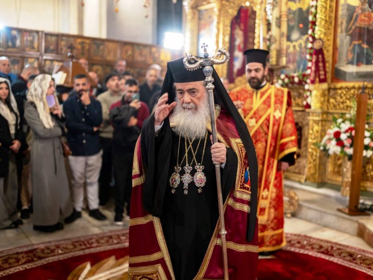 Πανηγυρικός εορτασμός των Χριστουγέννων στο Θεοδέγμον Σπήλαιο της Βηθλεέμ