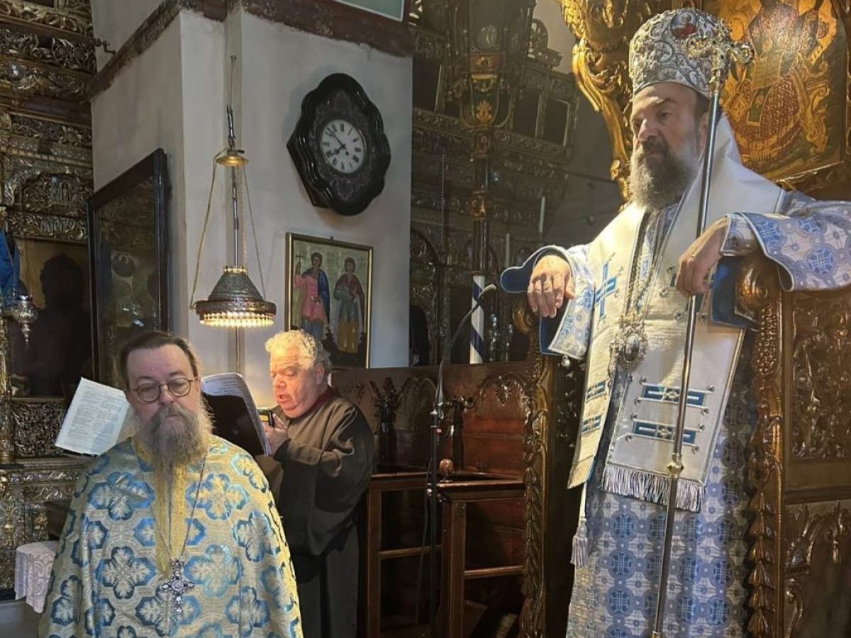 Παραμονή των Θεοφανείων στην Ιερά Μονή Αγίου Νικολάου Ημεροβιγλίου