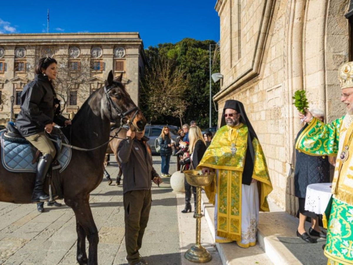 Ρόδος: Πρώτη φορά Θεία Λειτουργία του  Προστάτη των Ζώων