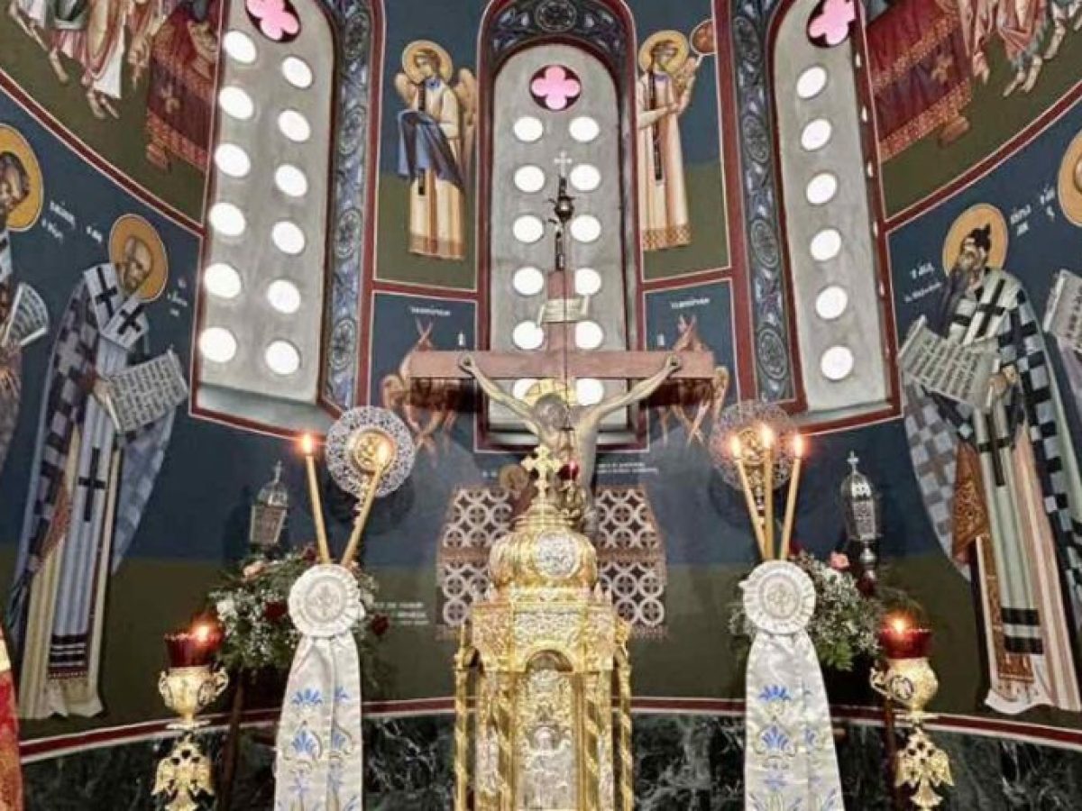 Συλλείτουργο Δημητριάδος και Καλαβρύτων στον Ιερό Ναό Αγίου Γεωργίου Τεμένης Αιγιαλείας