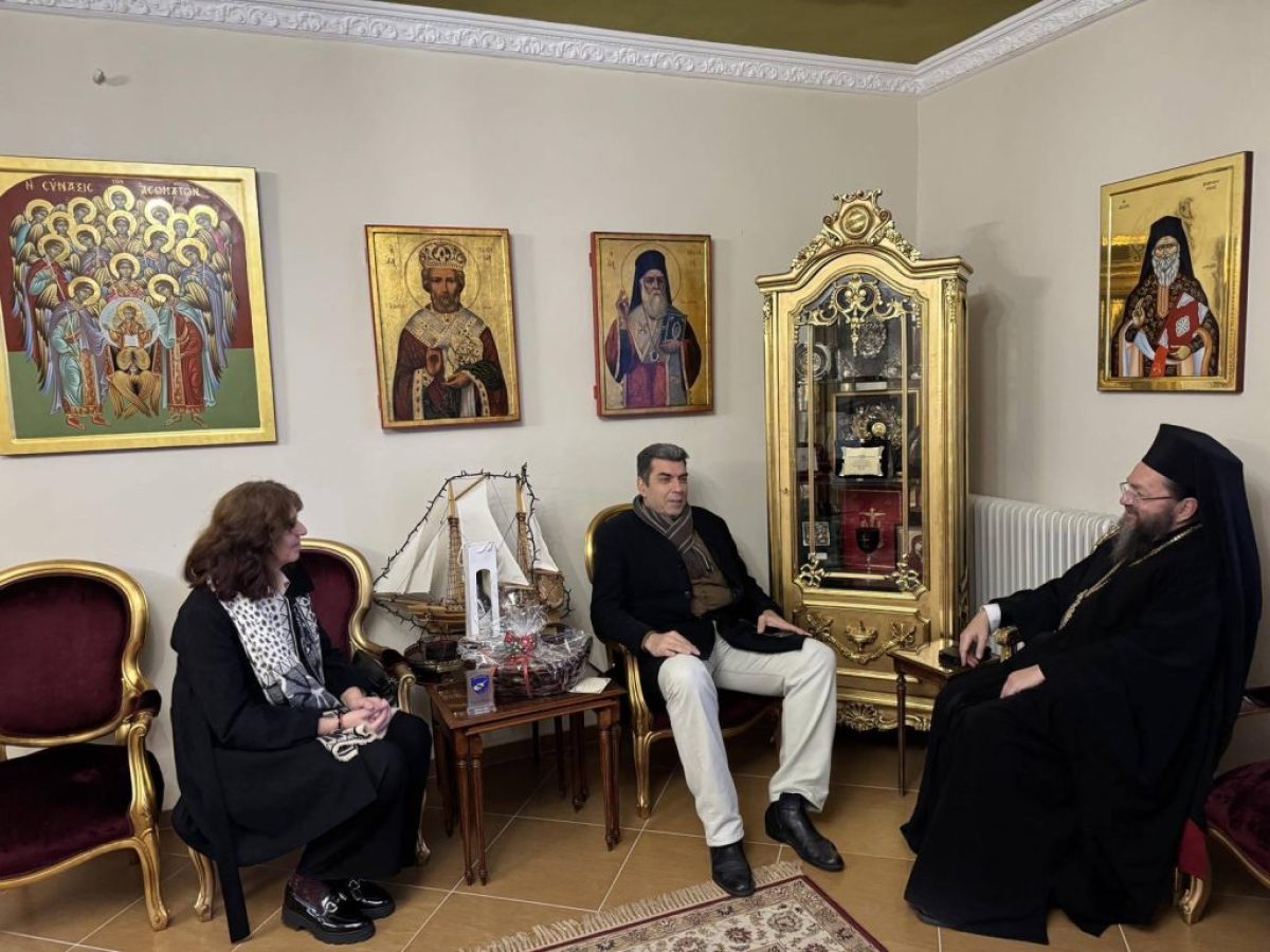 Συνάντηση Μητροπολίτη Κιλκισίου με αποχωρήσαντα Διοικητή των Πυροσβεστικών Υπηρεσιών Χ. Γκαντίδη