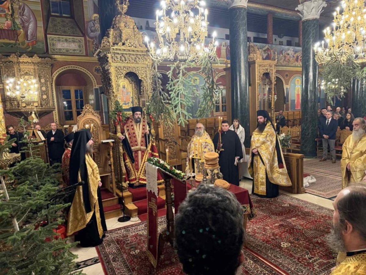 Θεία Λειτουργία και Δοξολογία νέου έτους στη Μητρόπολη Καστορίας