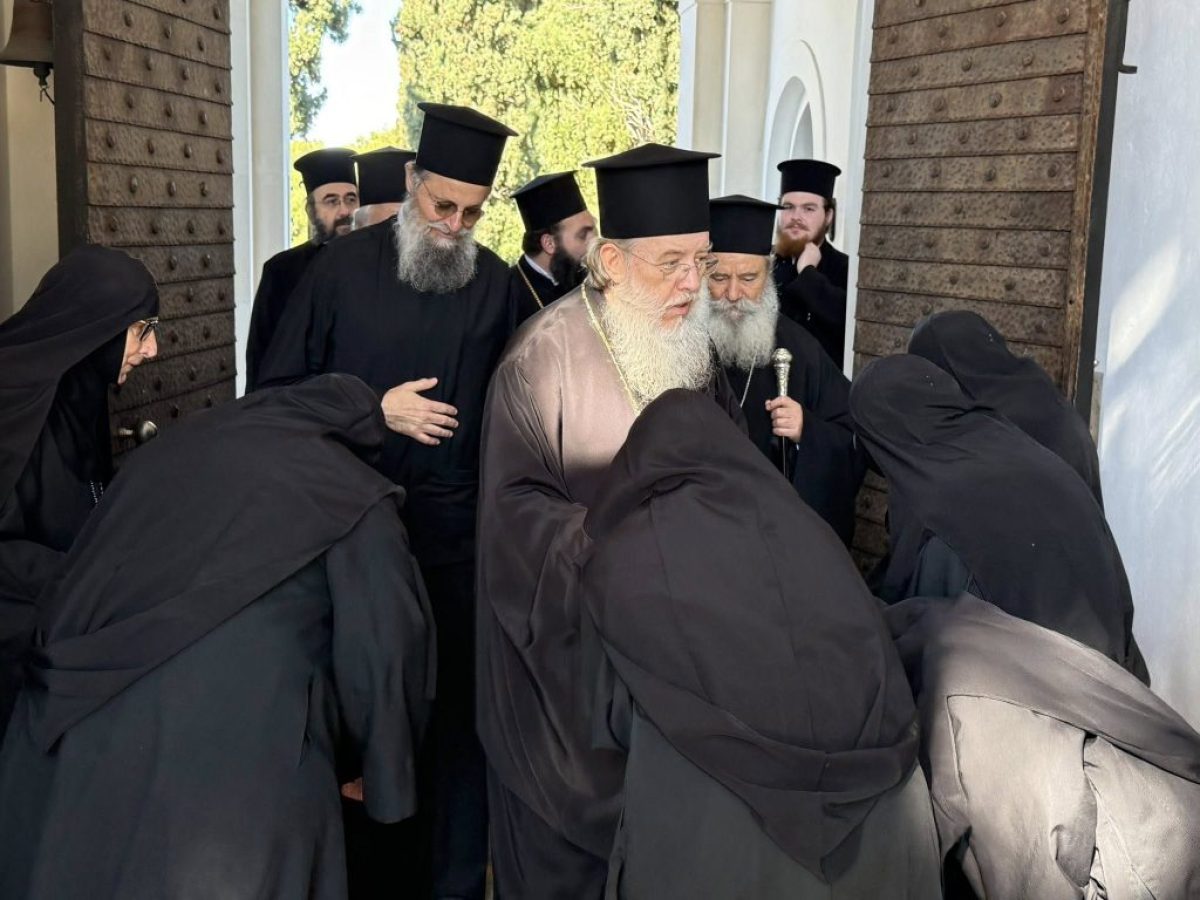 Επίσκεψη Κηφισίας, Λήμνου, Τανάγρας στην Μονή Αγίων Πάντων Ύδρας