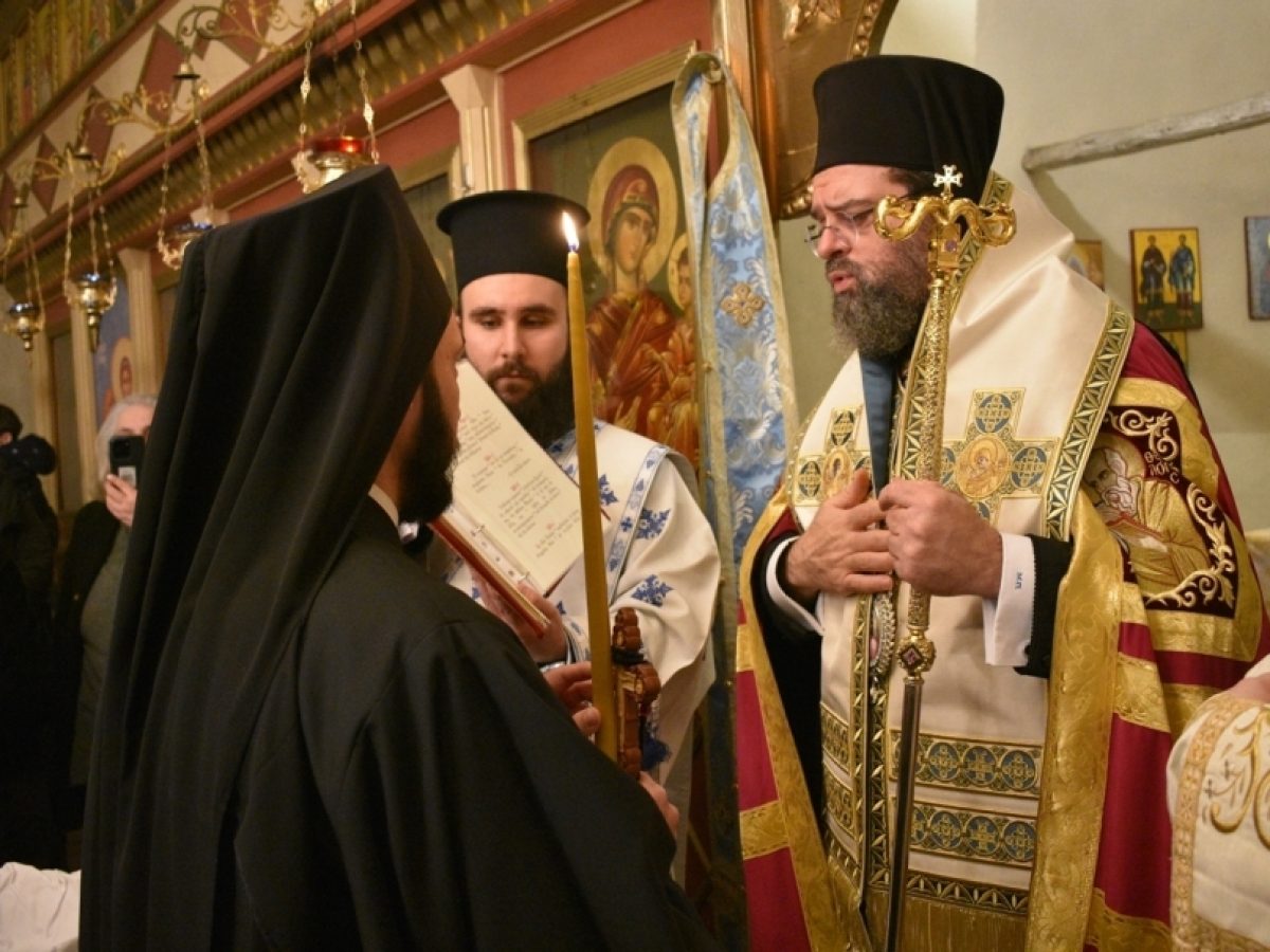 Εσπερινός του Αγίου Παρθενίου και κουρά νέου μοναχού στον Ι.Ν. Αγίου Δημητρίου Κασσιτερών