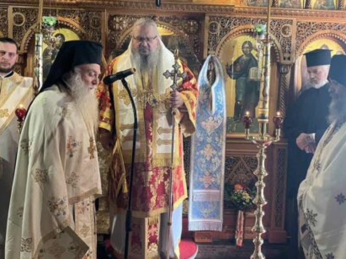 Ο Σεβασμιώτατος στην λαμπρή πανήγυρη της Ιεράς Μονής Αγίου Βλασίου Στυλίδος.