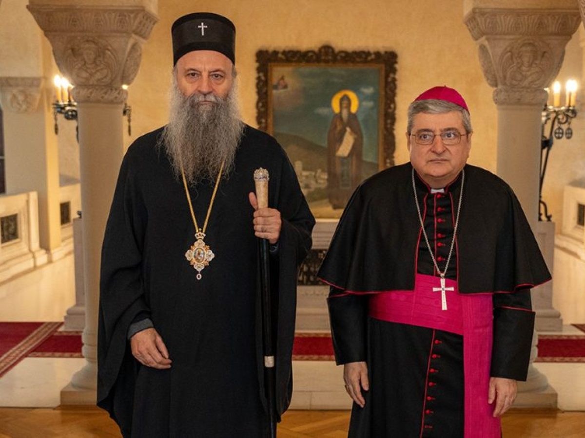 Συνάντηση Πατριάρχη Σερβίας με Αποστολικό Νούντσιο – Ενημέρωση για Κοσσυφοπέδιο και Μετόχια