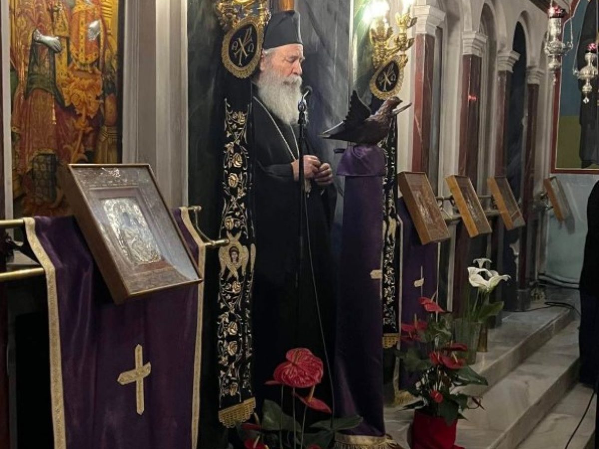 Δ’ Κατανυκτικός Εσπερινός και ομιλία του Μητροπολίτη Ύδρας στην Ερμιόνη