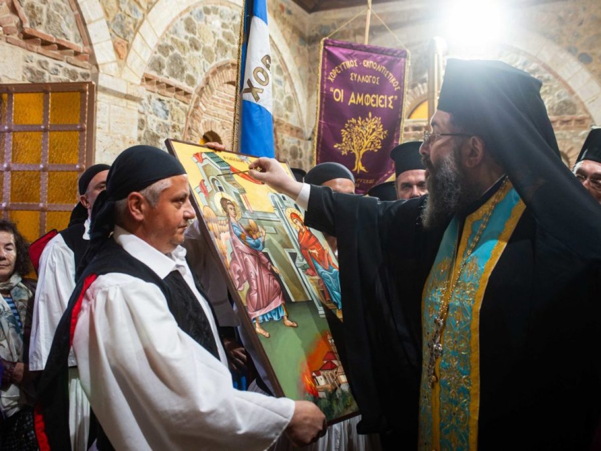 Ενθρόνιση νέας εικόνας του Ευαγγελισμού της Θεοτόκου μετά από 40 χρόνια στο Γαρδίκι Μεσσηνίας