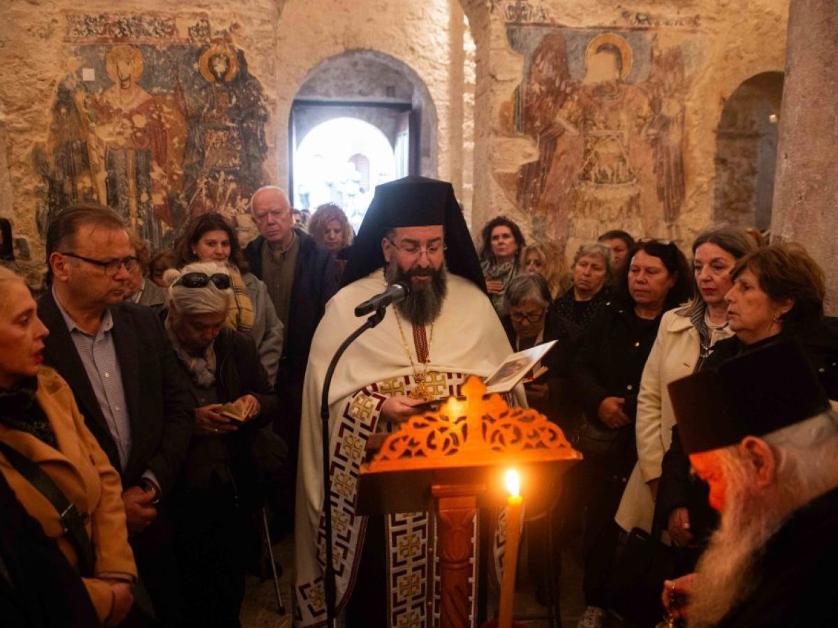Η Δ΄ Στάση των Χαιρετισμών της Θεοτόκου στο Ιστορικό Ανδρομονάστηρο Μεσσηνίας