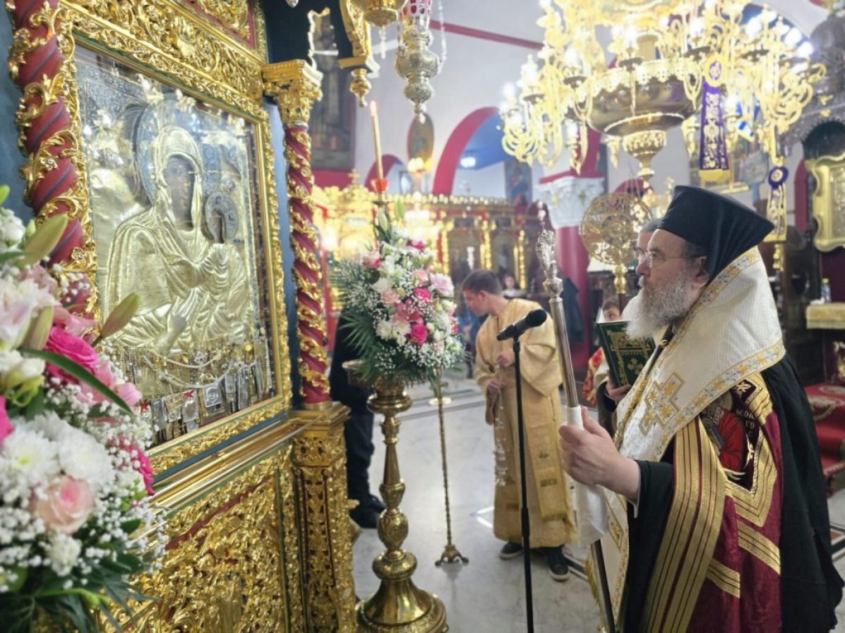 Η Γ΄ Στάση των Χαιρετισμών της Θεοτόκου στα Νέα Ρόδα
