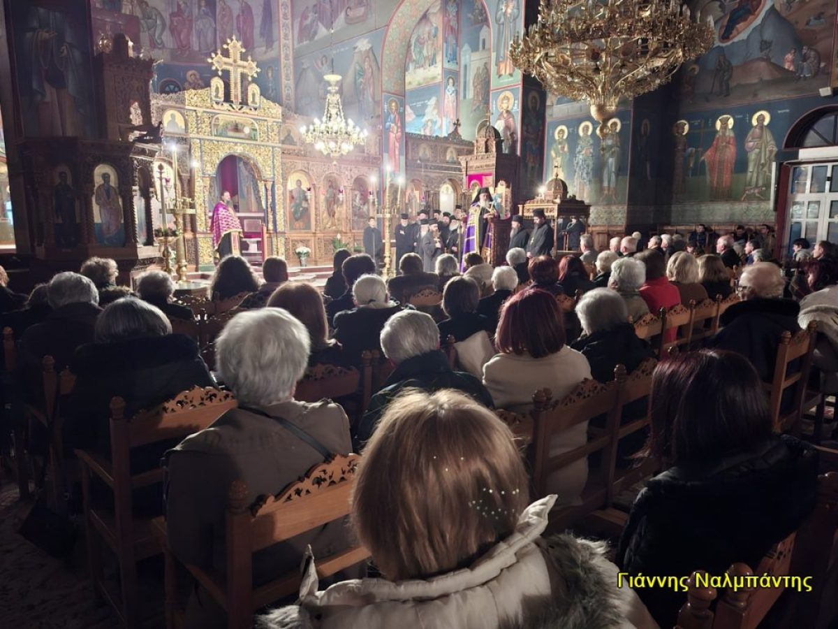 Ι.Μ.Αλεξανδρουπόλεως: Κατανυκτικός Εσπερινός Κυριακής Β’ Νηστειών και ομιλία π. Ανθίμου Ρεγγίδη