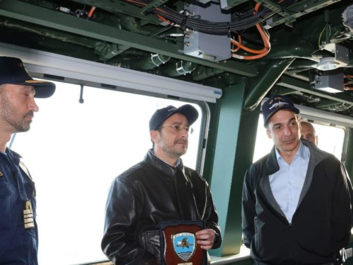 Μητσοτάκης από φρεγάτα Κίμων: «Εδώ θα είμαστε όποτε χρειαστεί για την Κύπρο»