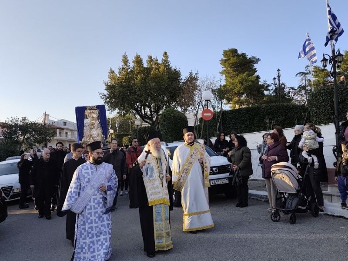 Ο εορτασμός του Ευαγγελισμού της Θεοτόκου και της Εθνικής Επετείου της 25ης Μαρτίου στην Ι.Μ. Χαλκίδος