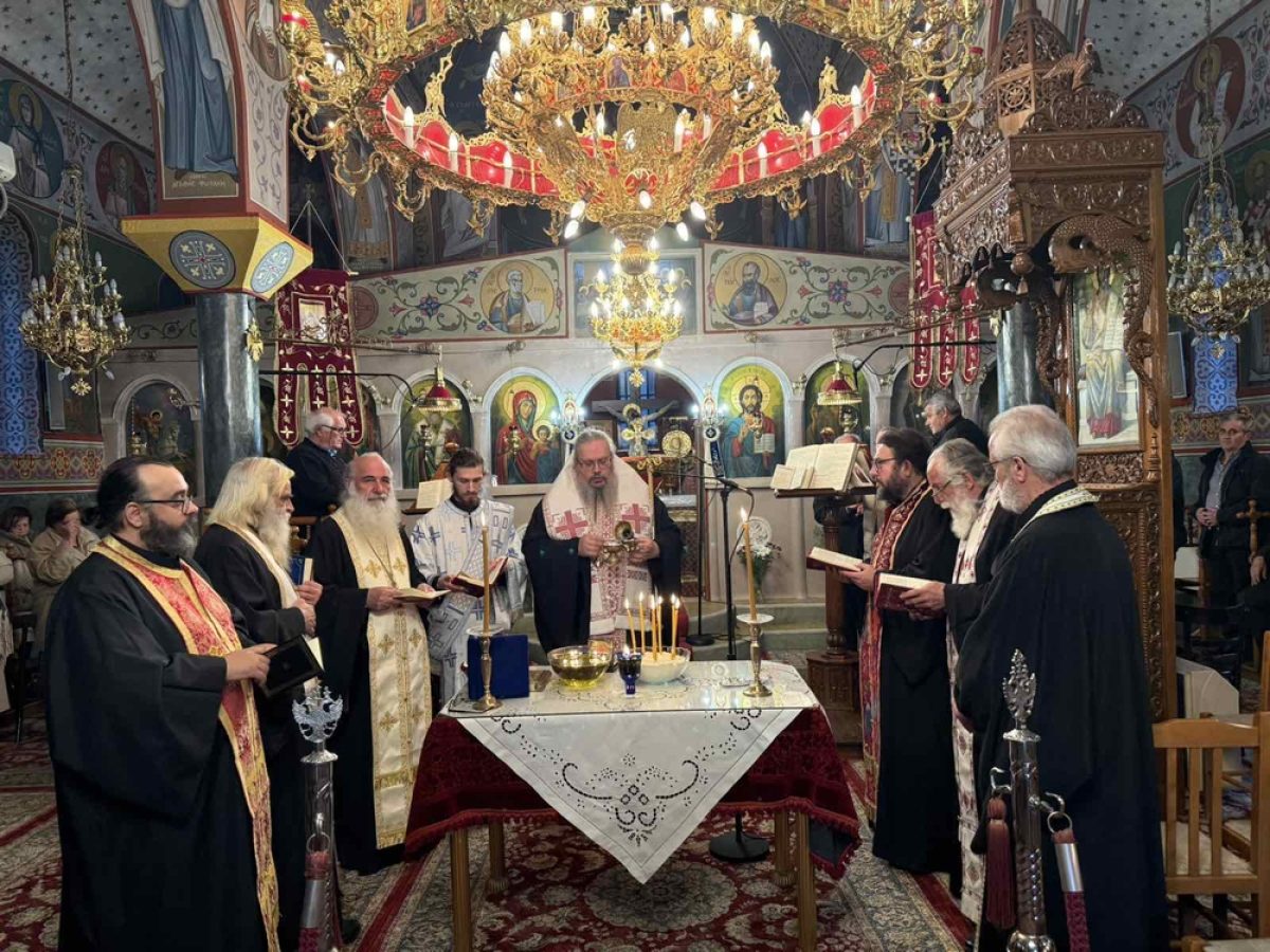 Ο Μητροπολίτης Λαρίσης για την αρετή της μετανοίας – Ιερό Ευχέλαιο στον Μόδεστο