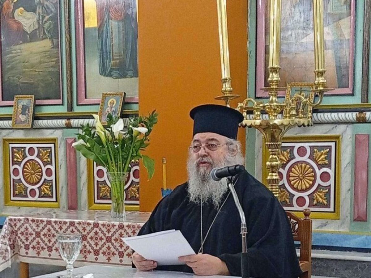 Ο Προηγούμενος της Ι.Μ Αγίου Ιωάννου Πάτμου στο Αρκαλοχώρι