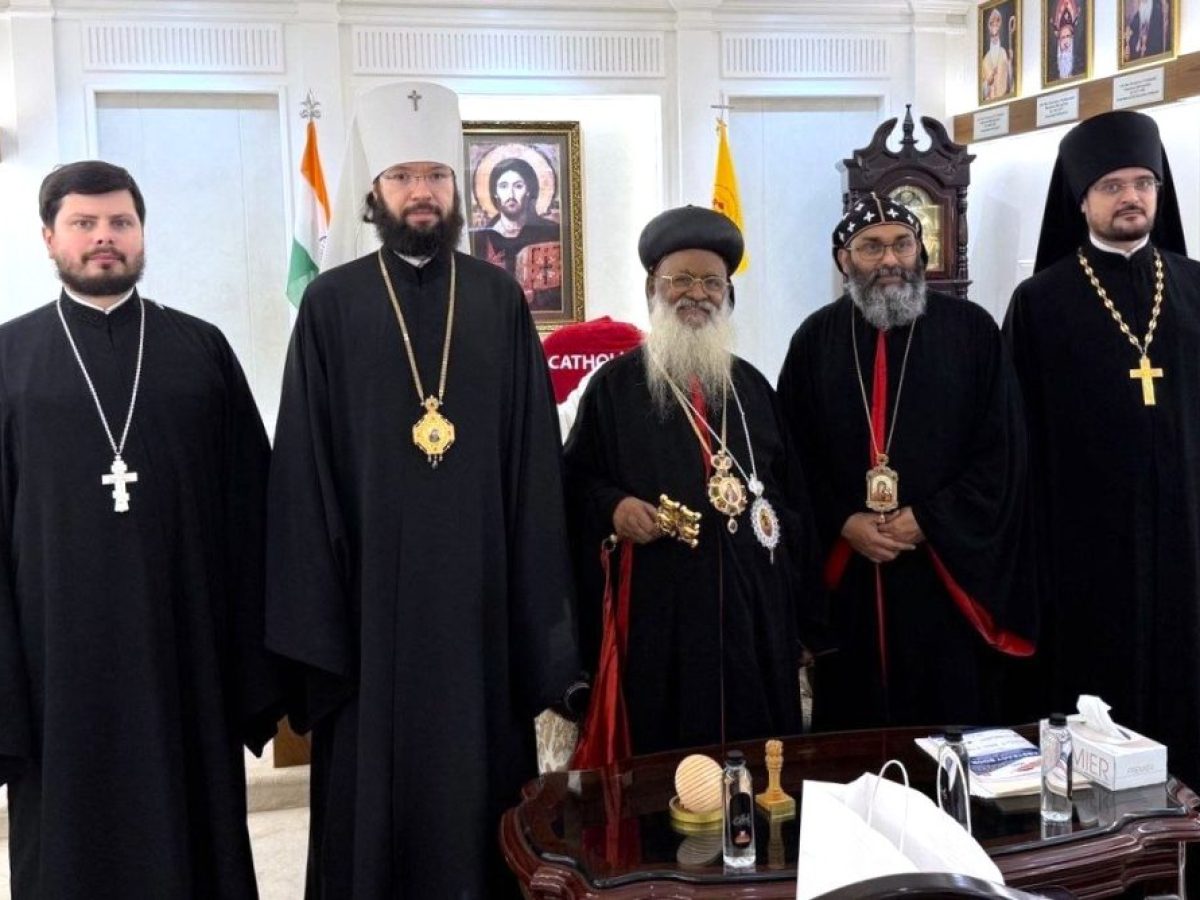 Συνάντηση του Μητροπολίτη Βολοκολάμσκ με τον Προκαθήμενο της Εκκλησίας της Μαλανκάρα