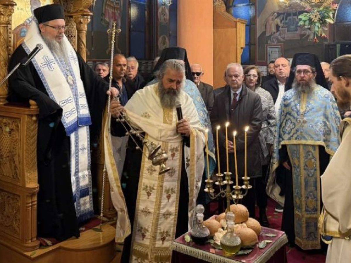 Στον Ευαγγελισμό Τεμπών ο μητροπολίτης Λαρίσης – Πανηγυρικός Εσπερινός