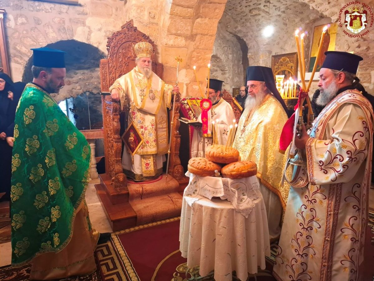 Το θαύμα των κολλύβων του Αγίου Θεοδώρου του Τήρωνος στο Πατριαρχείο Ιεροσολύμων