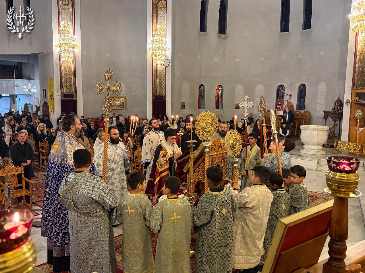 Α΄ Στάση Χαιρετισμών στον Ιερό Ναό Αγίου Νεκταρίου Δενδροποτάμου
