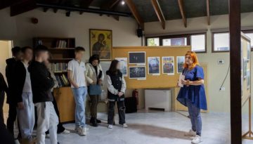 Αυλαία για την έκθεση «Στα Μονοπάτια της Ορθοδοξίας» της Ι.Μ. Κίτρους και της Φωτογραφικής Ομάδας Κατερίνης