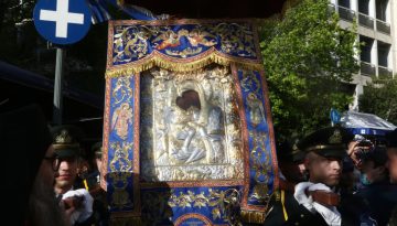 Υποδοχή Ιεράς Εικόνος Παναγίας «Άξιον Εστί» στο Μεσολόγγι: Απευθείας μετάδοση από την Pemptousia TV