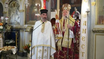 Αρχιερατική ιερουργία και Χειροτονία Πρεσβυτέρου στον Άγιο Νικόλαο Γαυρίου Άνδρου