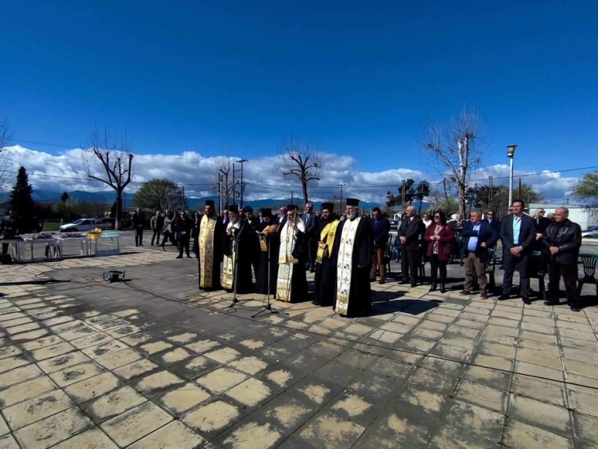 Επιμνημόσυνη Δέηση από τον Μητροπολίτη Θεσσαλιώτιδος στον αγρότη Χρήστο Σάλτα στο Ανώγειο