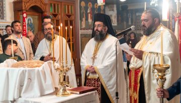 Ο Εσπερινός του Αγίου Γεωργίου στη Μητρόπολη Μεσσηνίας