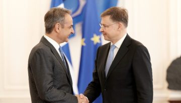 Συνάντηση Κυρ. Μητσοτάκη – Β. Ντομπρόβσκις: Αξιοσημείωτη ανάκαμψη της Ελλάδας από κάθε άποψη