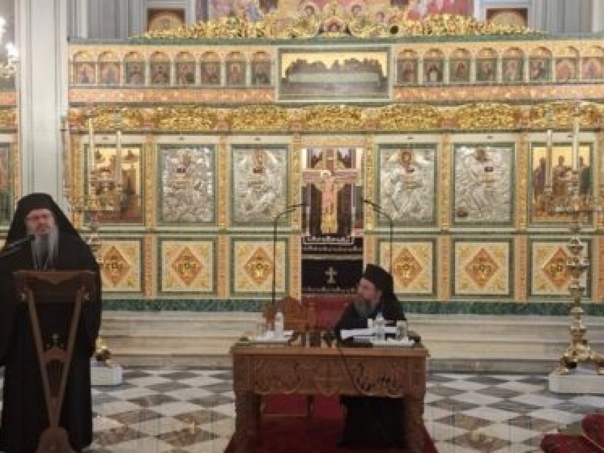 Ο Σεβασμιώτατος ομιλητής στην Γ’ επετειακή Ιερατική Σύναξη στην Ι. Μ. Αιτωλοακαρνανίας.