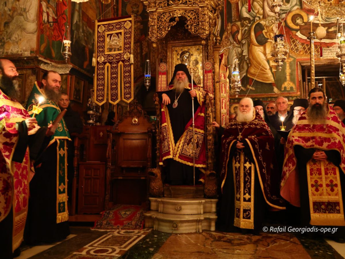 Πανηγυρική Αγρυπνία του Ευαγγελισμού της Θεοτόκου στην Ιερά Μεγίστη Μονή Βατοπαιδίου