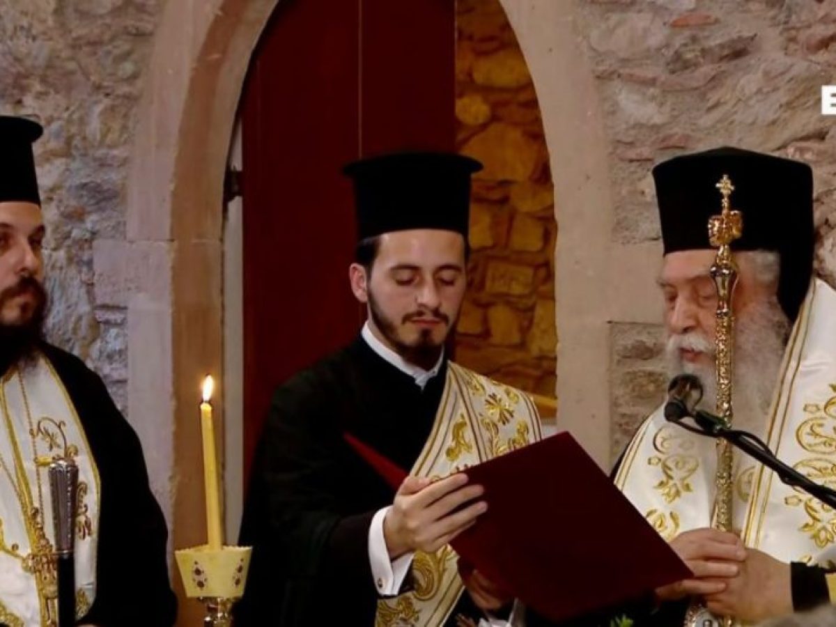 Η προσφώνηση του Σπάρτης Ευσταθίου κατά την τελετή εγκαινίων των Παλατιών στον Μυστρά