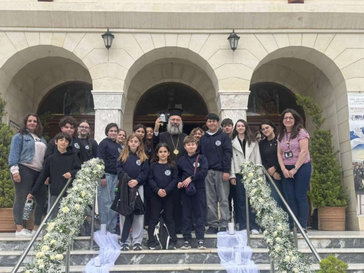 Επισκέψεις μαθητών στον Μητροπολίτη Ρεθύμνης