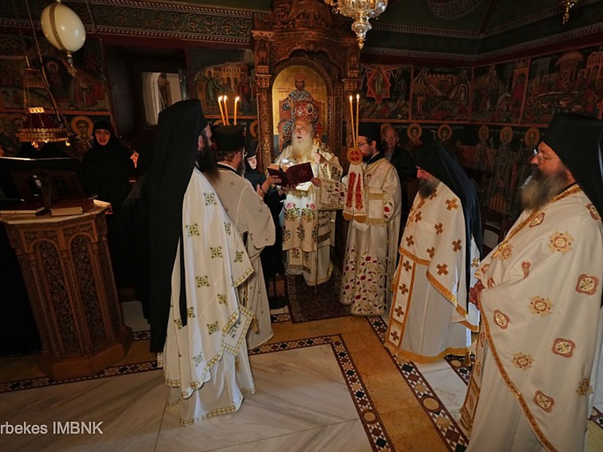 Αρχιερατική λειτουργία για την απόδοση του Πάσχα στην Ιερά Μονή Αγίων Πάντων