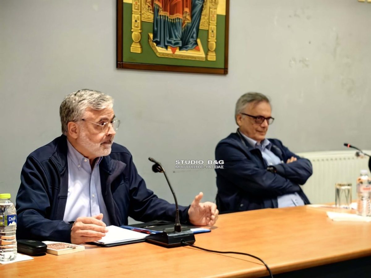 Ομιλία του συγγραφέα Σταύρου Ζουμπουλάκη στη Μητρόπολη Αργολίδος