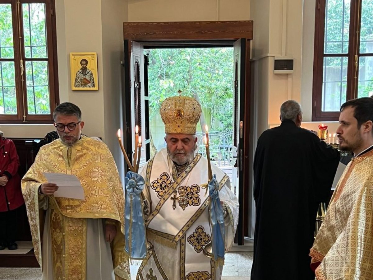 Θεία Λειτουργία στα Θεραπειά επί τη εορτή της Αναλήψεως και των Αγίων Κωνσταντίνου και Ελένης