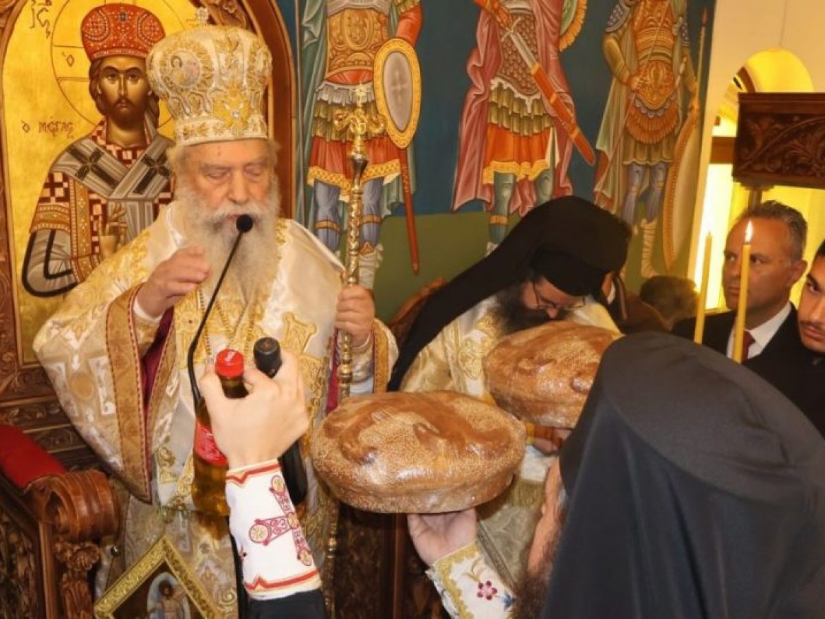 Χειροτονία Διακόνου κατά την πανήγυρη του Ι.Ν. Αγίου Ανανίου στη Σπάρτη