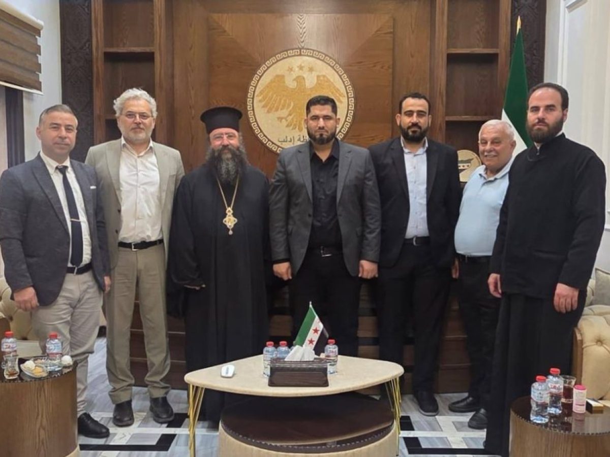 Επαφές του Μητροπολίτη Χαλεπίου με τοπικούς και εκπαιδευτικούς φορείς στο Ιντλίμπ